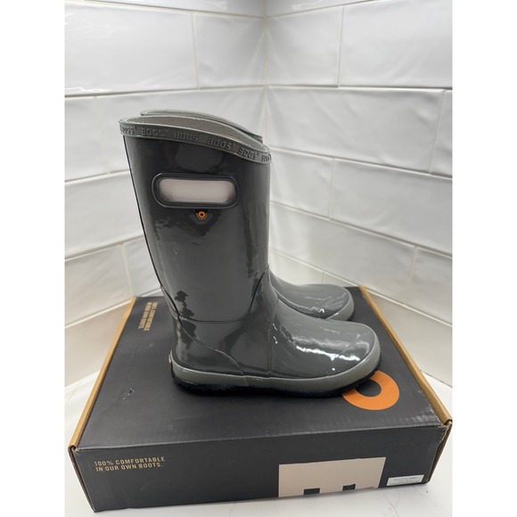 Bog Rain Boots kids size 5 in gray - Picture 4 of 5